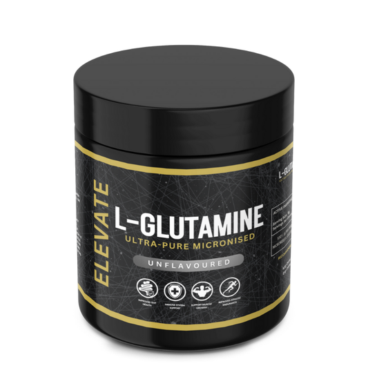 ELEVATE | ULTRA-PURE MICRONISED L-GLUTAMINE (100 SERVINGS)