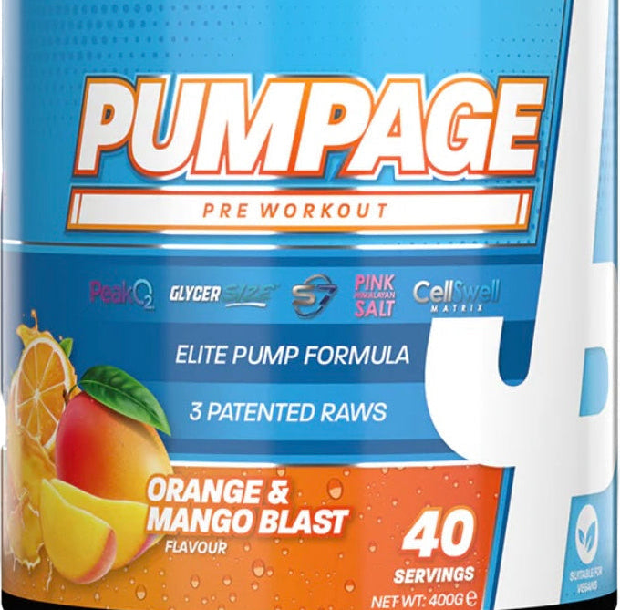 TBJP pre work out orange and mango