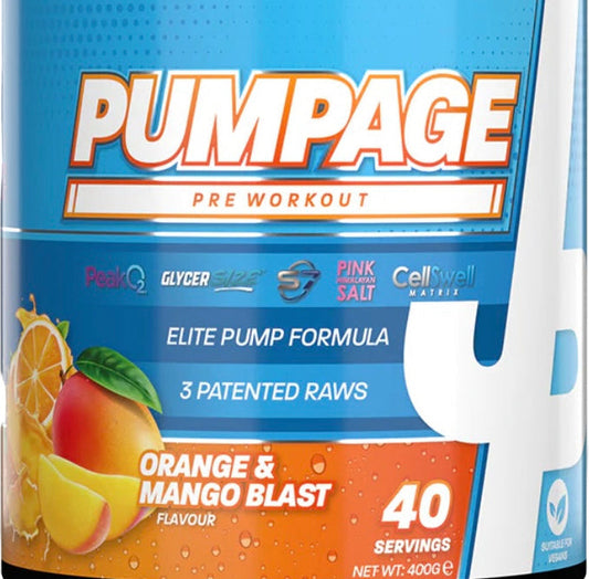 TBJP pre work out orange and mango